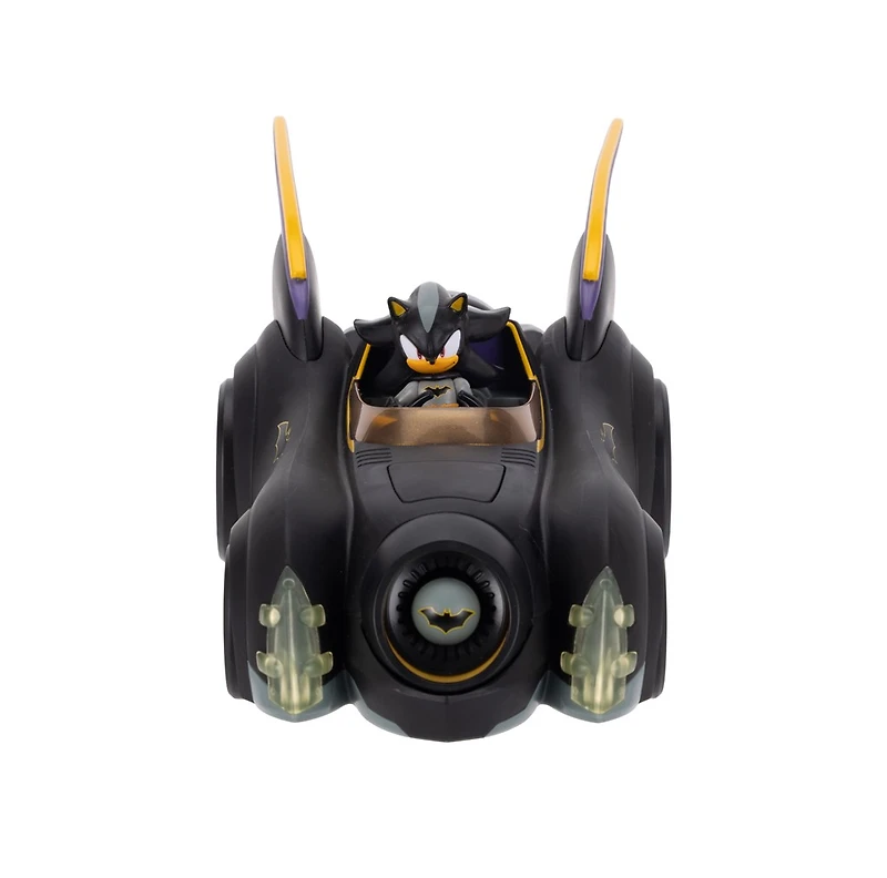 DC x Sonic the Hedgehog Batmobile With Shadow as Batman
