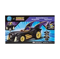 DC x Sonic the Hedgehog Batmobile With Shadow as Batman