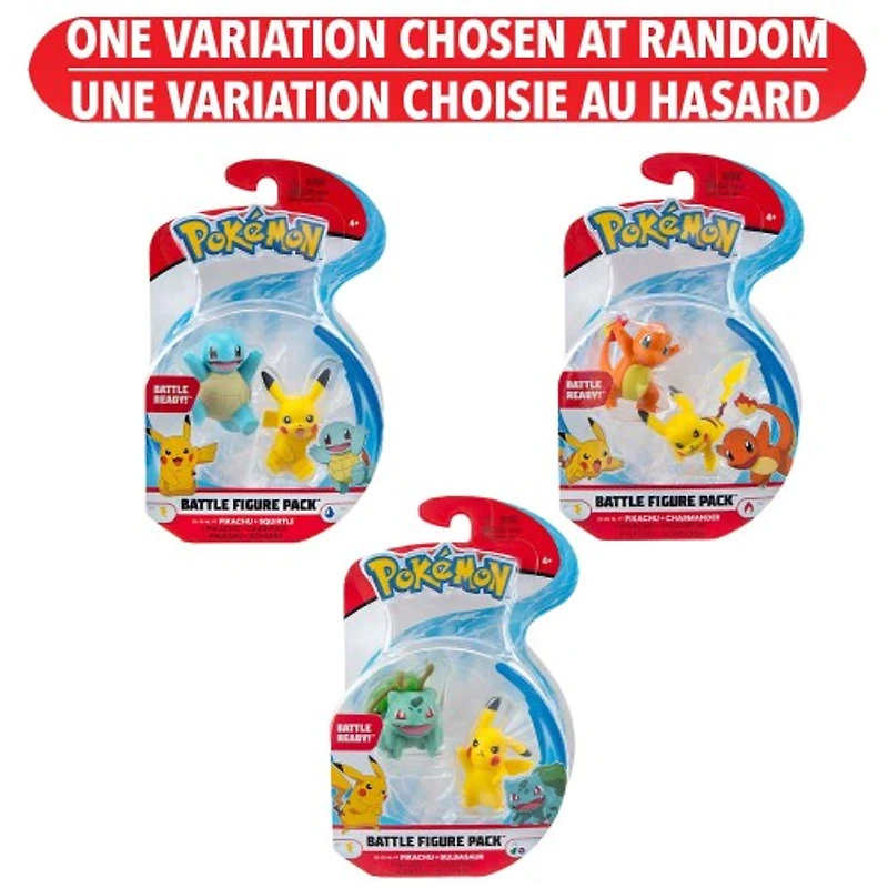 Pokémon Battle Figure Two Pack - Kanto Assortment – One Variation Chosen at Random