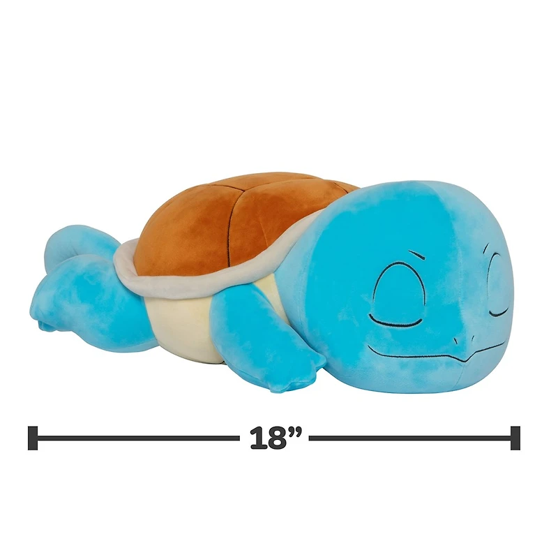 Pokemon Squirtle Sleeping Plush - 18-Inch Premium Plush in Sleeping Pose 