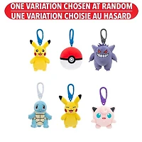 Pokemon™ 3.5 Inch Clip-On Plush™ Assortment  – One Variation Chosen at Random
