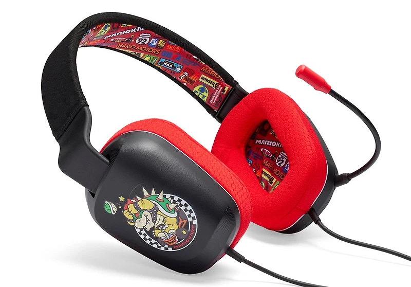Casque stéréo filaire PowerA pour Nintendo Switch - Rivaux de Mario Kart 