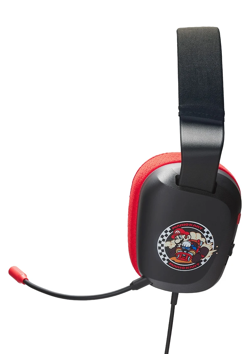 PowerA Wired Stereo Headset for Nintendo Switch - Mario Kart Rivals 