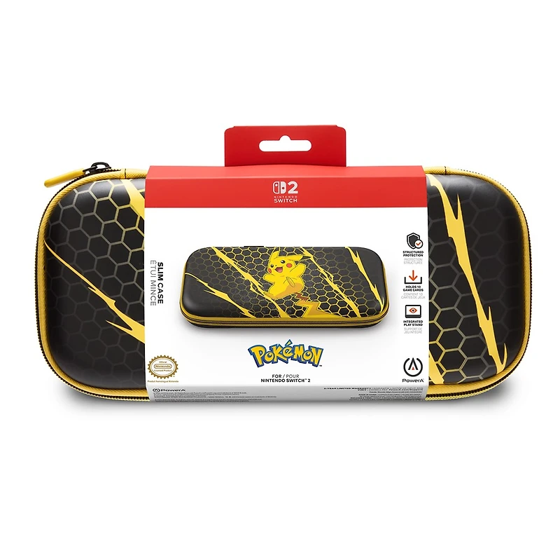 PowerA Slim Case for Nintendo Switch 2 - Pikachu Storm 