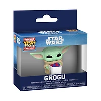 Star Wars Funko POP! Keychain Grogu with Popcorn