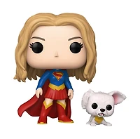POP! & Buddy Supergirl with Puppy Krypto