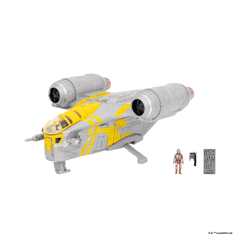 Star Wars Mico Galaxy Squadron - Mandalorian and Grodu