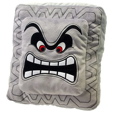 Super Mario Bros 12-Inch Thwomp Pillow Cushion Plush