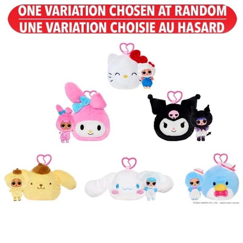 LOL Surprise x Hello Kitty Plush and Keychain – One Variation Chosen at Random