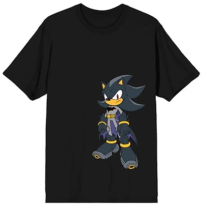 Sonic the Hedgehog X DC Batman Black T-Shirt