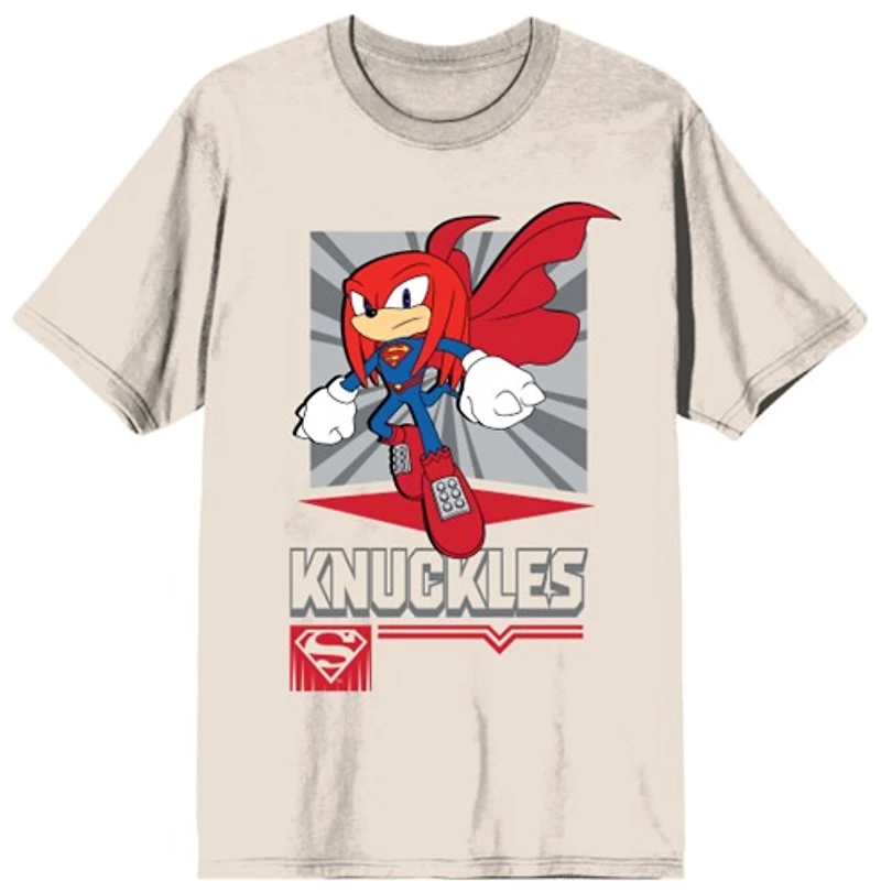 T-shirt beige Sonic le Hérisson x DC Superman