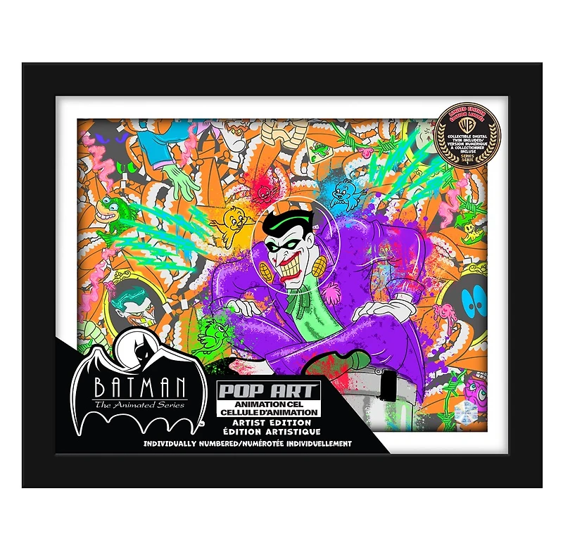 Exclusive Batman Pop Art Animation Cel Collectible