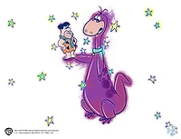 Exclusive Flintstones Pop Art Animation Cel Collectible - Limited Edition with Digital Twin | Featuring Background by Renowned Artist 