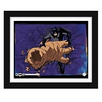 Exclusive Batman Pop Art Animation Cel Collectible - with Digital Twin | Featuring Background by Renowned Artist 