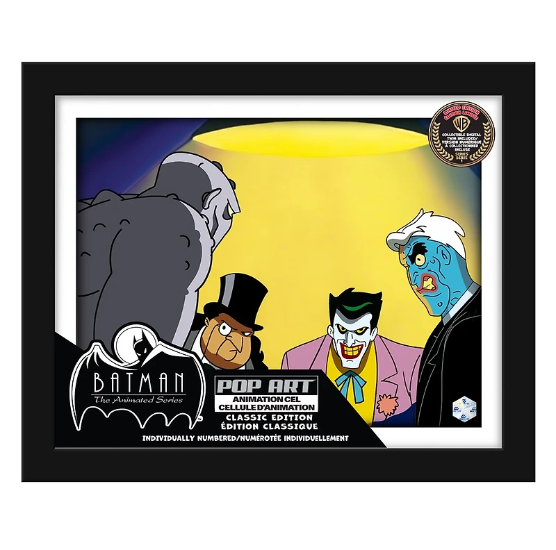 Exclusive Batman Classic Pop Art Animation Cel Collectible