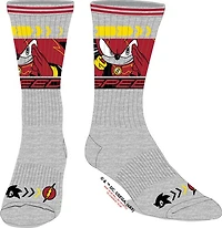 Sonic the Hedgehog x DC Flash Red and Grey Socks