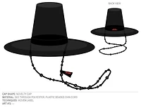 KPOP Demon Hunters Roleplay Saja Boys Hat 