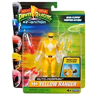 Mighty Morphin Power Rangers Re-Ignition Auto-Morphin Yellow Ranger Action Figure 
