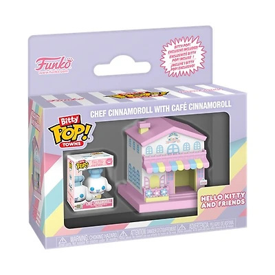Bitty POP! Towns Chef Cinnamoroll and Café Cinnamoroll