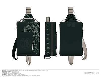 Dragon Ball Z Shenron Black Sling Bag