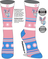 Pokeomn Sylveon Fairy Socks