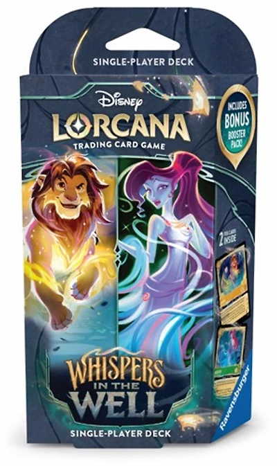 Disney Lorcana TCG: Whispers in the Well Single-Player Deck (Simba and Megara)