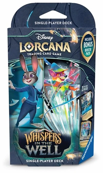 Disney Lorcana TCG: Whispers in the Well Single-Player Deck (Judy Hopps and Robin Hood)