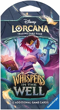 Sleeved Booster Pack Whispers In The Well Disney Lorcana Trading Cards Assortment – One Variation Chosen at Random