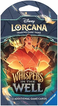 Sleeved Booster Pack Whispers In The Well Disney Lorcana Trading Cards Assortment – One Variation Chosen at Random