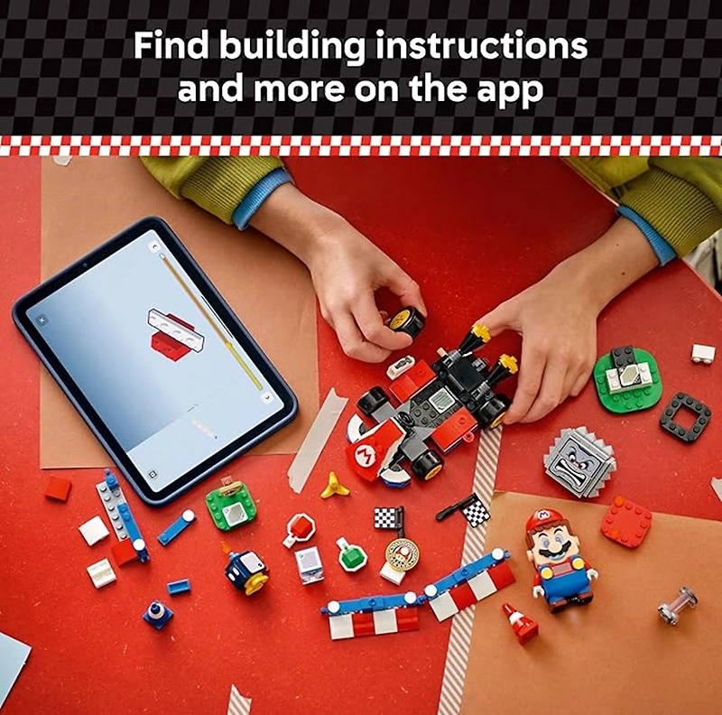 LEGO® Super Mario™: Mario Kart™ – Interactive LEGO® Mario™ & Standard Kart Toy