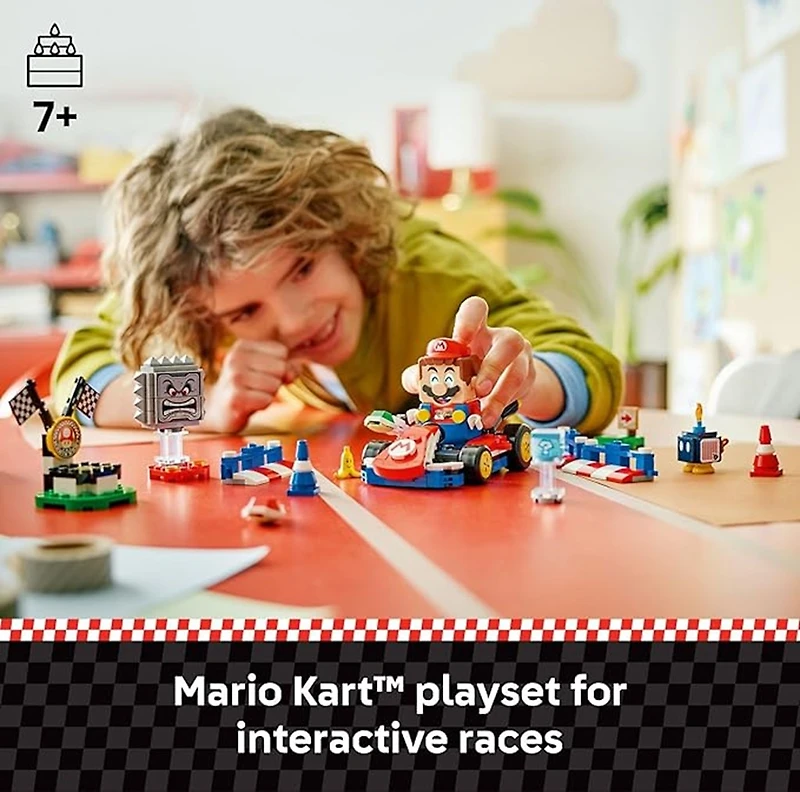LEGO® Super Mario™: Mario Kart™ – Interactive LEGO® Mario™ & Standard Kart Toy