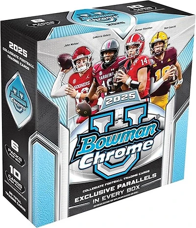 2025 Bowman University Chrome Football Mega Box