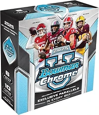 2025 Bowman University Chrome Football Mega Box