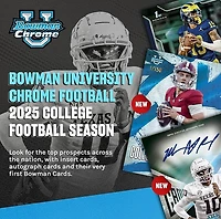 2025 Bowman University Chrome Football Mega Box