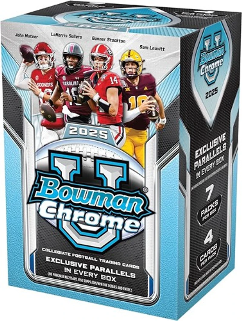 2025 Bowman University Chrome Football Value Box