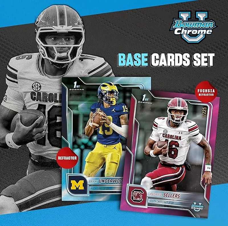 2025 Bowman University Chrome Football Value Box