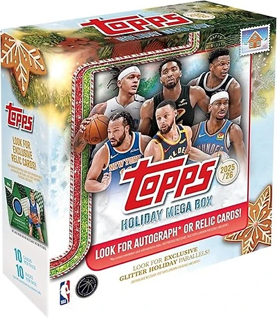 2025 Topps Holiday Basketball Mega Box