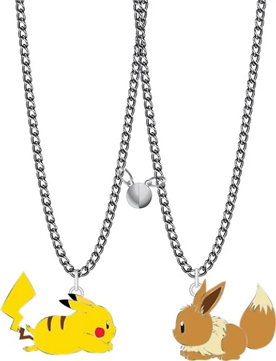 Pokemon: Pikachu and Eevee BFF Necklace Set