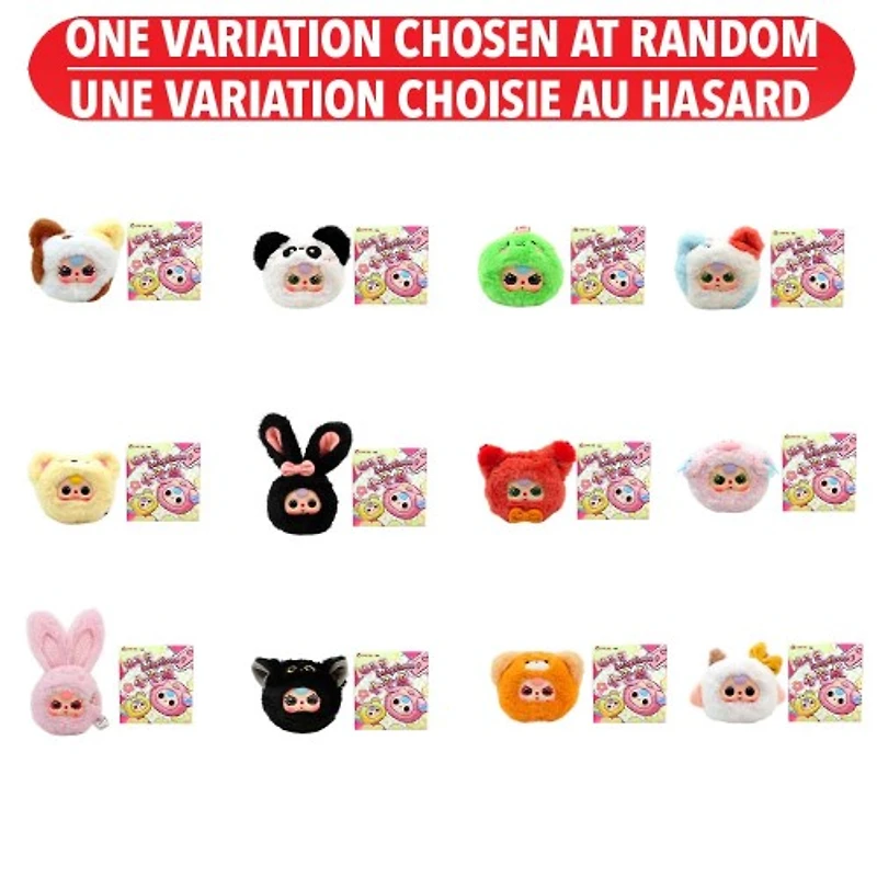 Baby Three - 8 Cm Animal Party Keyring – Une variation choisie au hasard