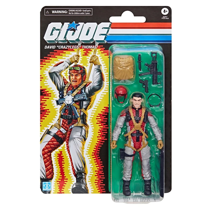 G.I. Joe Classified Series Retro Cardback David “Crazylegs” Thomas