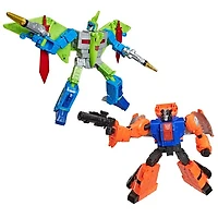 Transformers Age of the Primes G2 Dinobot Swoop and G2 Dinobot Sludge 