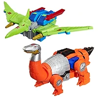 Transformers Age of the Primes G2 Dinobot Swoop and G2 Dinobot Sludge 
