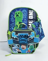 Ensemble de sac à dos Minecraft pour enfants ( pièces