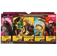 MonsterVerse Titans vs Titans 5 Pk Battle Set – Godzilla Evolved, Kong with B.E.A.S.T. Glove 