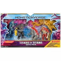 MonsterVerse Titans vs Titans 5 Pk Battle Set – Godzilla Evolved, Kong with B.E.A.S.T. Glove 
