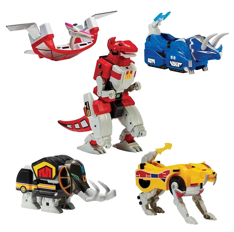 Mighty Morphin Power Rangers Re-Ignition Combinable Dinozords Megazord Battle Pack