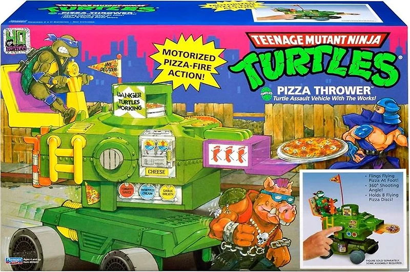 TTeenage Mutant Ninja Turtles Classic Pizza Thrower Vehicle