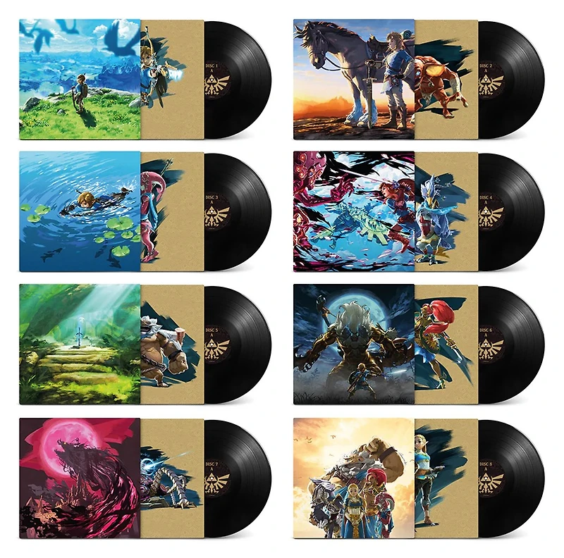 The Legend Of Zelda: Breath Of The Wild (Original Soundtrack) - 8LP - Deluxe Black Vinyl Box Set  
