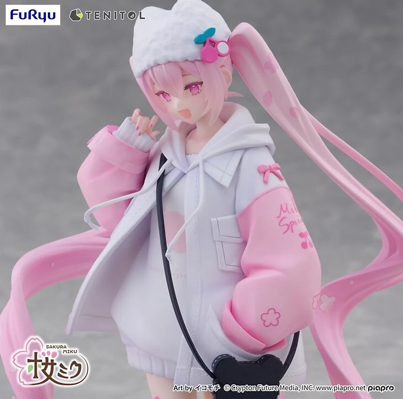 Hatsune Miku - Sakura Miku TENITOL Figure (Cool Style & Petit Ver.)