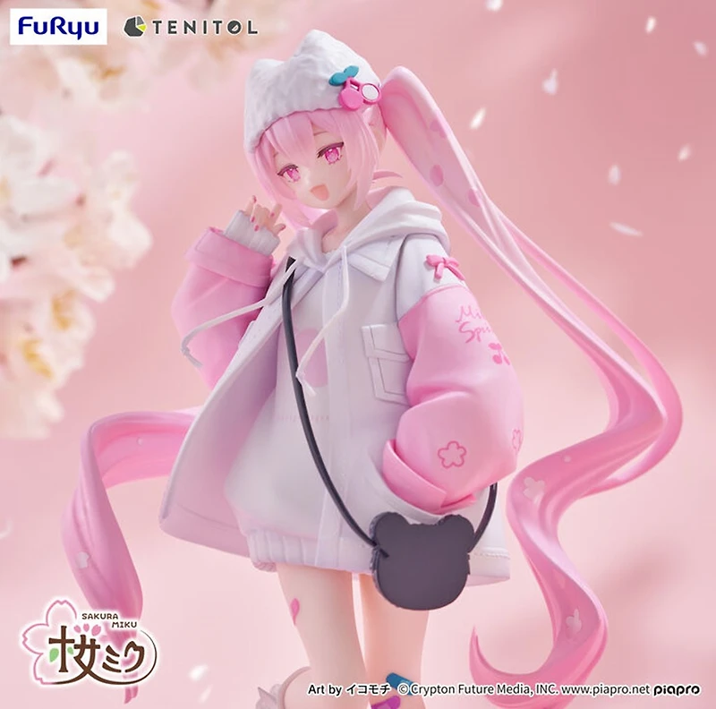 Hatsune Miku - Sakura Miku TENITOL Figure (Cool Style & Petit Ver.)